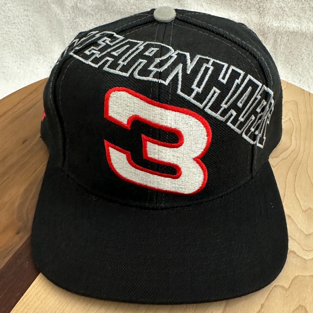 Sports Image Dale Earnhardt Racing Cap VTG All Over Logo Nascar 3 Snap Back Hat